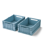 Klappbox "Weston" medium 2er Pkg Beach Blue
