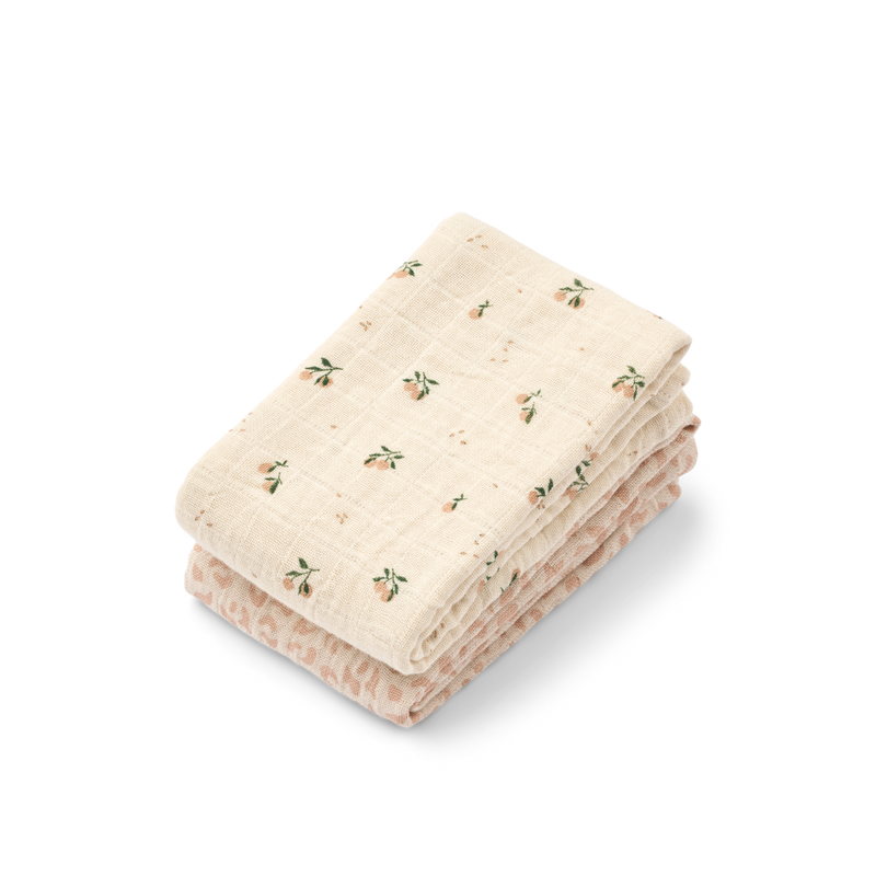 Stoffwindeln LEWIS 2er-Pack Mini leo / Mini peach Mix
