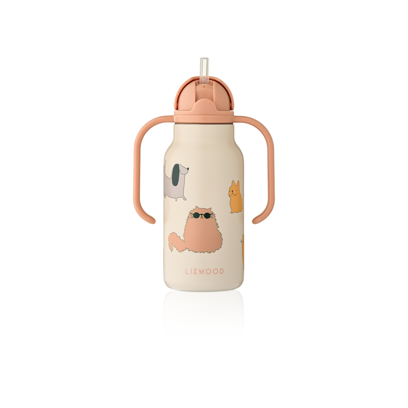 Kimmie - Wasserflasche CATS and DOGS 250ml