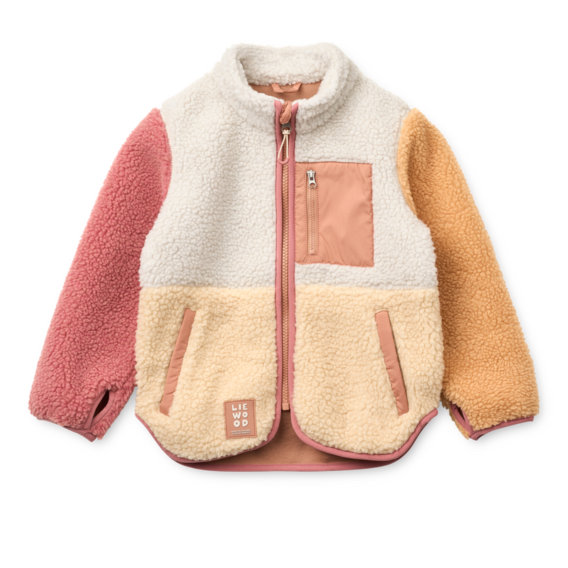 Kinder Fleecejacke NOLAN Apple blossom multi mix