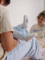 MINI College Socken - Weiß/Blau