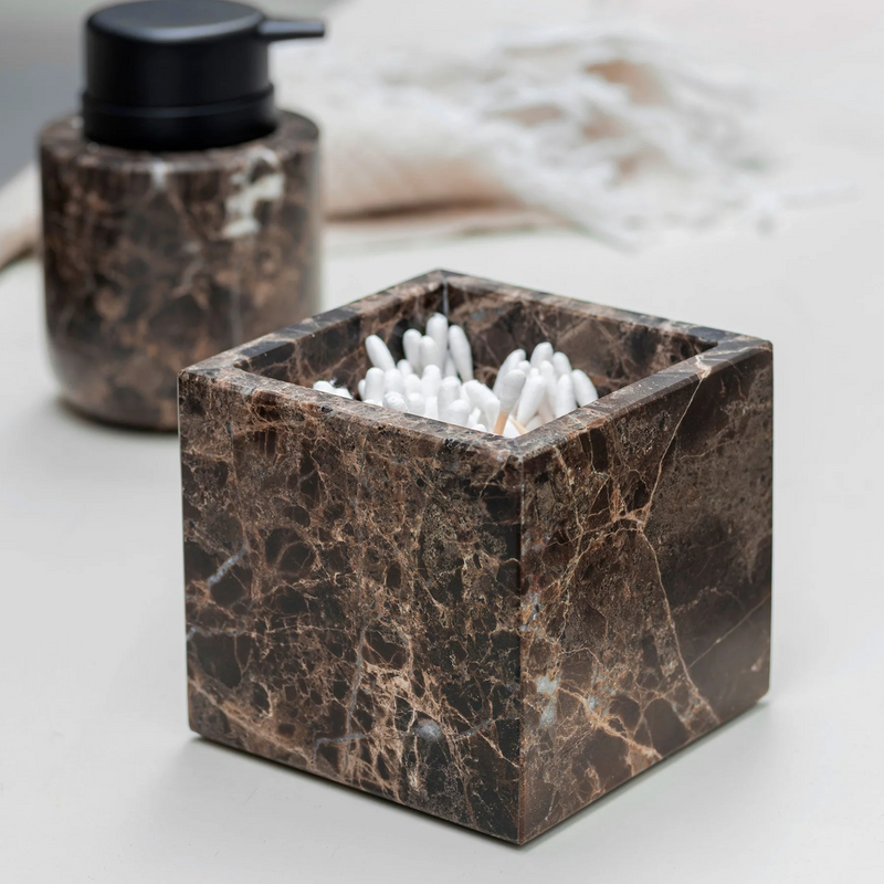 Marble Cube - braun