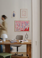 Poster HOMMAGE AU ROSE A4