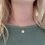 Halskette MOON XS vergoldet