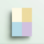 Notizblock COLOR BLOCK Pastell