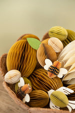 Paper Eggs Swirl Honey S S/2pcs