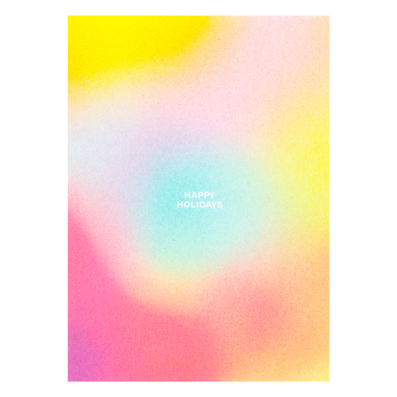 Postkarte Happy Holidays