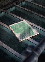 Poster GREEN OCEAN 40x50 cm