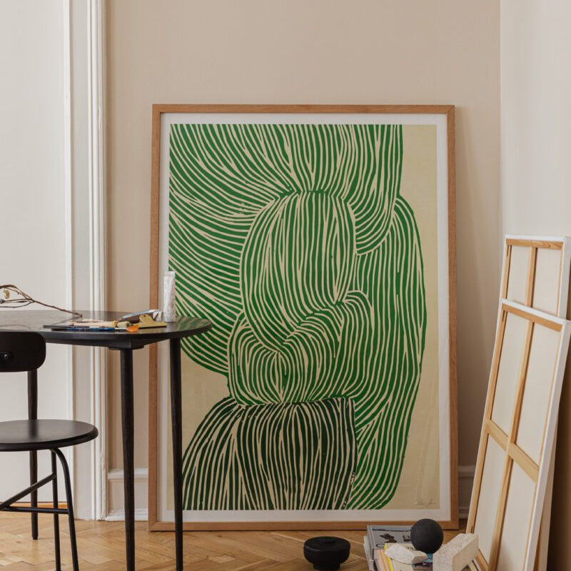 Poster GREEN OCEAN 40x50 cm