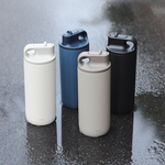 Thermo Trinkflasche 600 ml blue gray