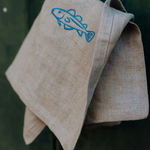 Stoffserviette Fisch