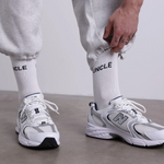 Uncle Socken - Weiß/Schwarz