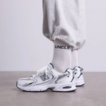 Uncle Socken - Weiß/Schwarz