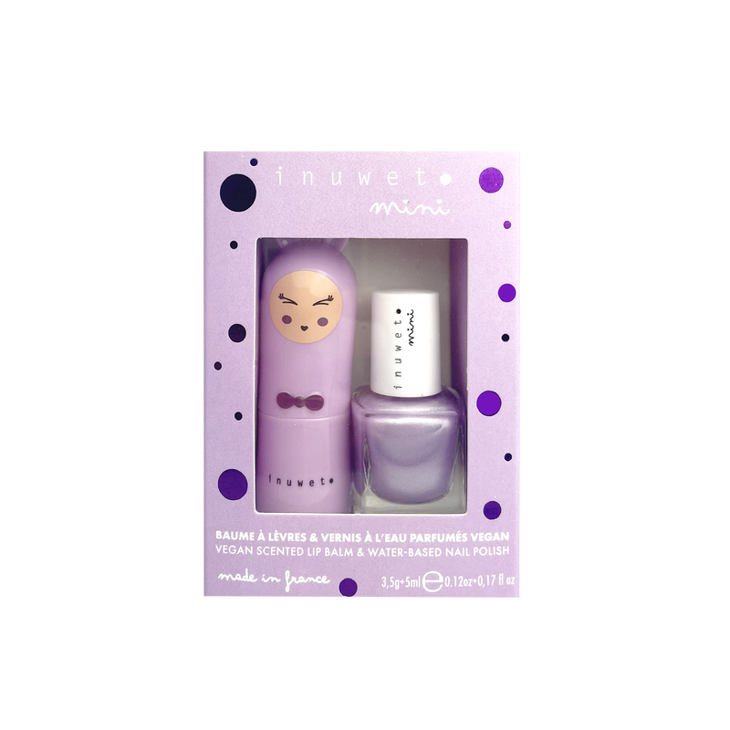 DUO Lippenbalsam & Nagellack für Kinder MAUVE
