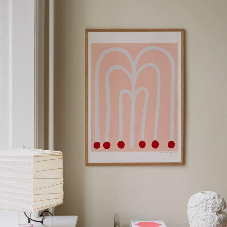 Poster GROSSE BLUME 30x40 cm