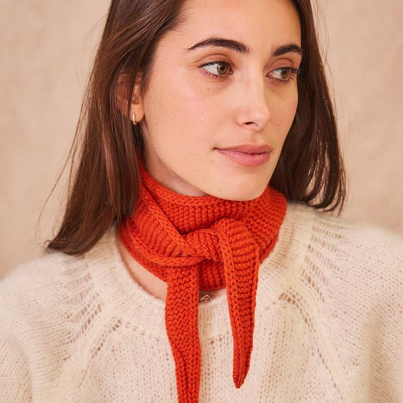 Kleiner "Sophie-Schal": Orangen