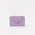 Geldtasche Leder flieder