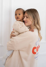 Erwachsenen Sweatshirt beige Coffee