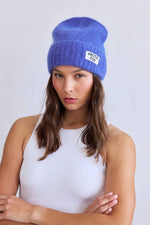 Mohair-Mütze - Future Dusk Blue