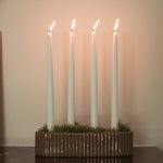 Adventkranz STRIPE - shiny nougat