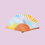 Fächer handgefertigt AURORA SKIES