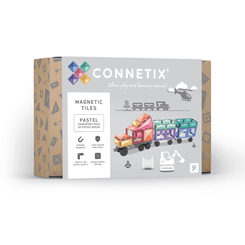 50 pc Pastel Transport Pack | Connetix
