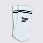 Tennissocken Late but great