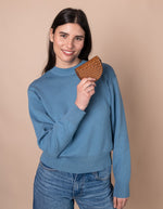 Geldtasche LAURA - Cognac Geflochten Klassisch