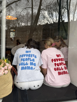 CALL ME MAMA Shirt - blue