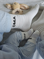 Socken OMA Weiß/Schwarz