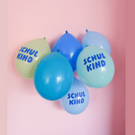 Schoolchild balloon set of 6 | blue mix |