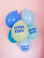 Schoolchild balloon set of 6 | blue mix |