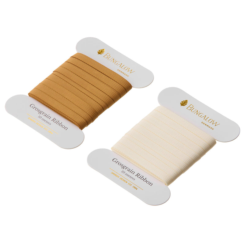 Ripsband 6 mm Cashmere S/2 Stück