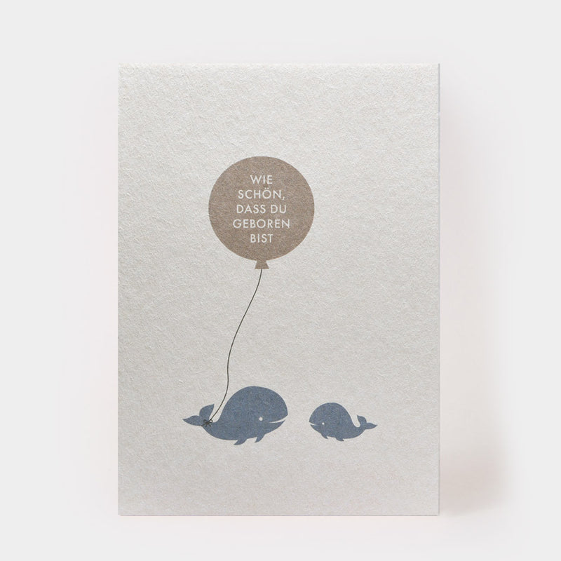 Postcard "It's great that you were born"