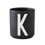 ABC Cups Schwarz - Design Letters