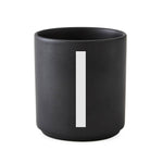 ABC Cups Schwarz - Design Letters