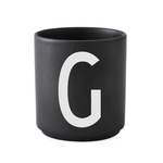 ABC Cups Schwarz - Design Letters