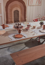 Tortenplatte Toppu - Large - Caramel/Rose