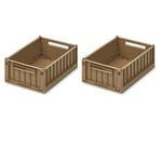 Folding box "Weston" small 2 pack Oat | Liewood