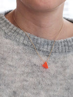 Necklace Heart Fluo Red | Turina Edition