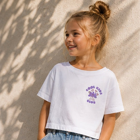 T-Shirt COOL KIDS CLUB Flieder/Rot