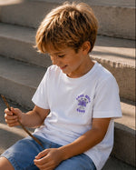 T-Shirt COOL KIDS CLUB Flieder/Grün