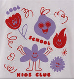 T-Shirt COOL KIDS CLUB Flieder/Rot