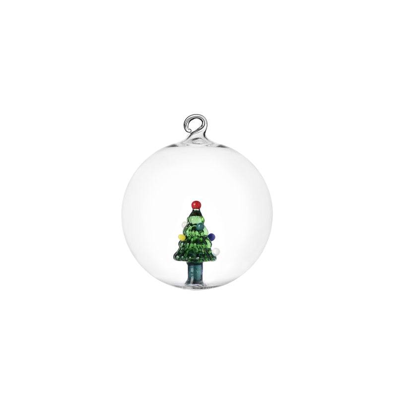 Glaskugel Christbaum