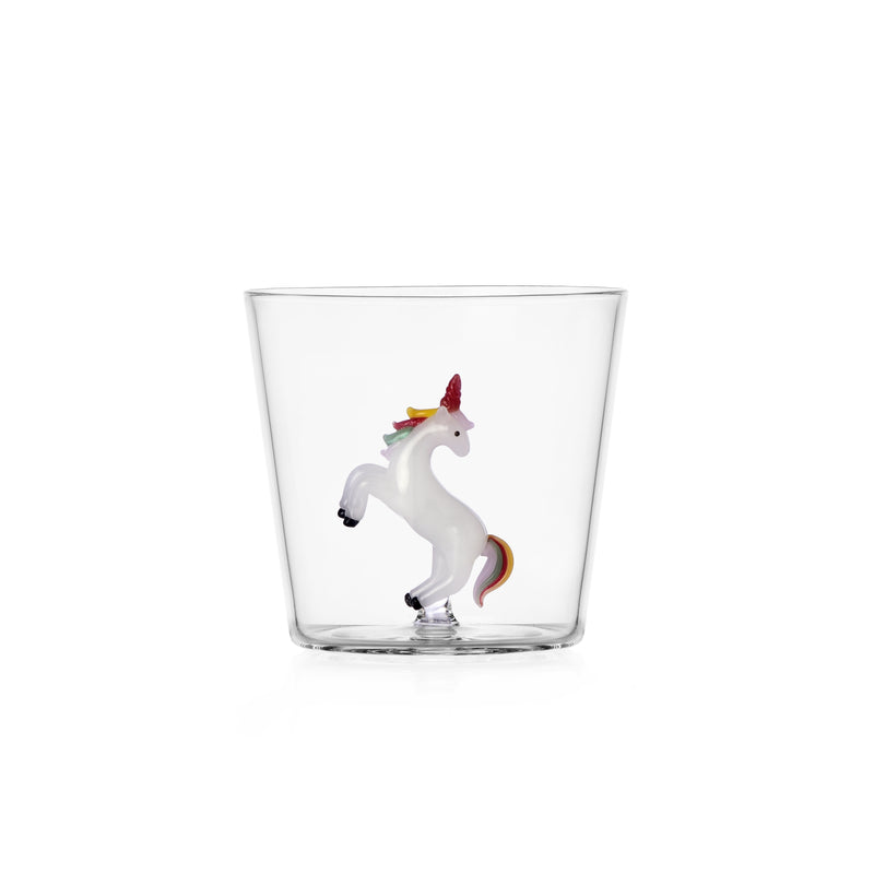 Glas mit Unicorn