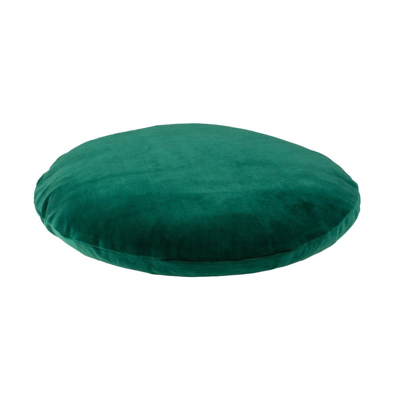 cozy pillowcase round 40 Ø "Bottle Green"