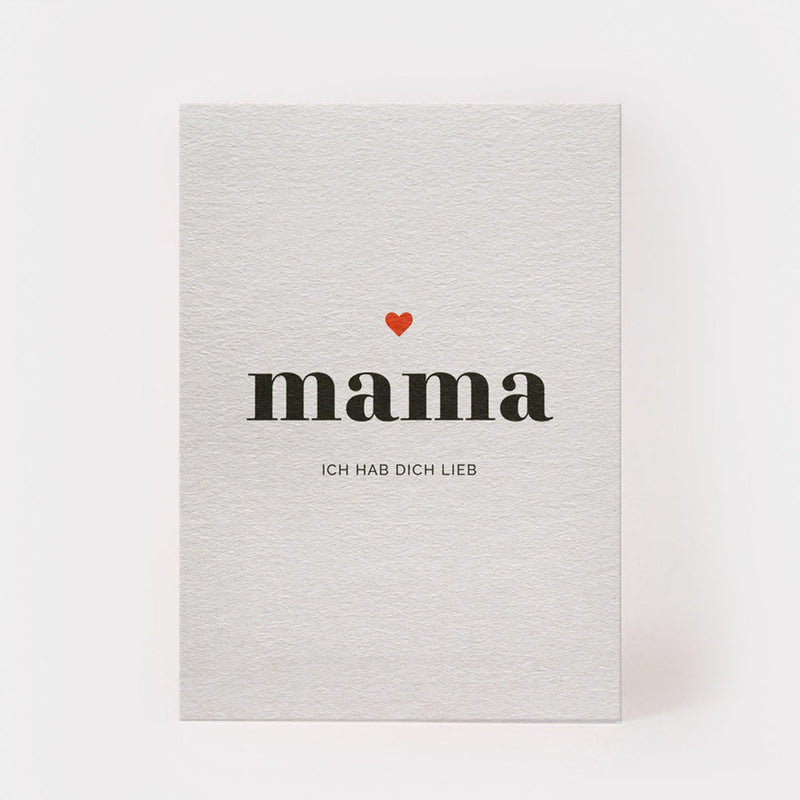 postcard "Mama"