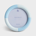 Bilderrahmen Hellblau Medium