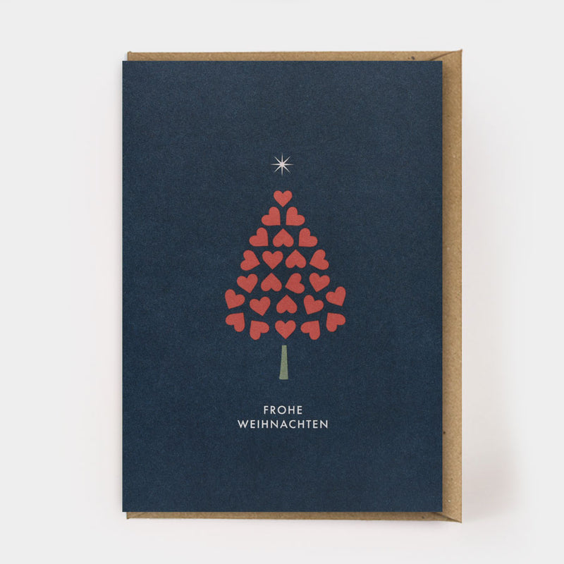 Klappkarte mit Kuvert HERZENSBAUM