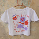 T-Shirt COOL KIDS CLUB Flieder/Rot
